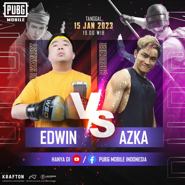 Azka Corbuzier dan PUBG Mobile berkolaborasi di januari 2023