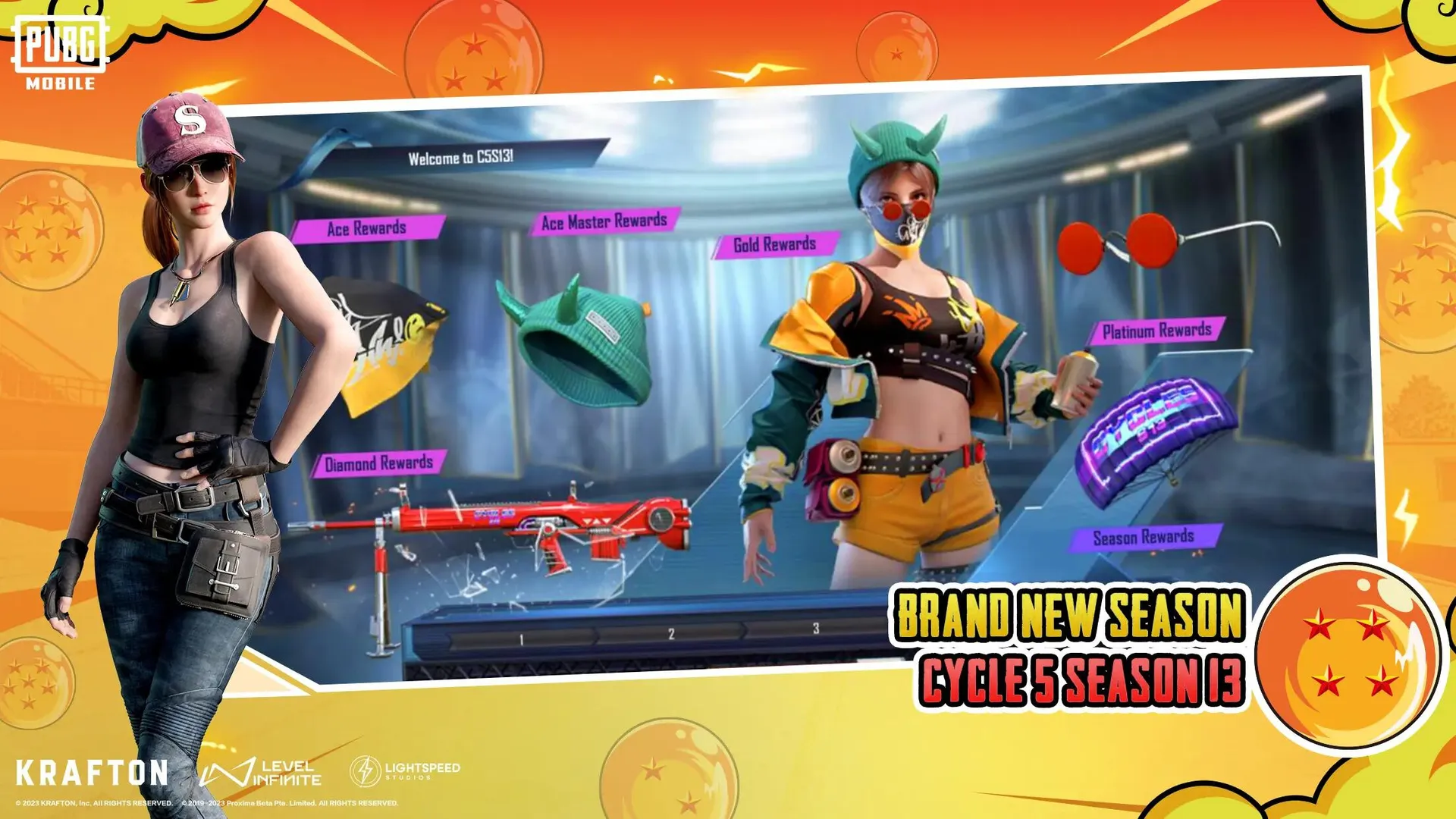 Push Rank PUBG MOBILE di CYCLE 5 SEASON 13 dan Dapatkan 9 Skin Permanen Gratis!