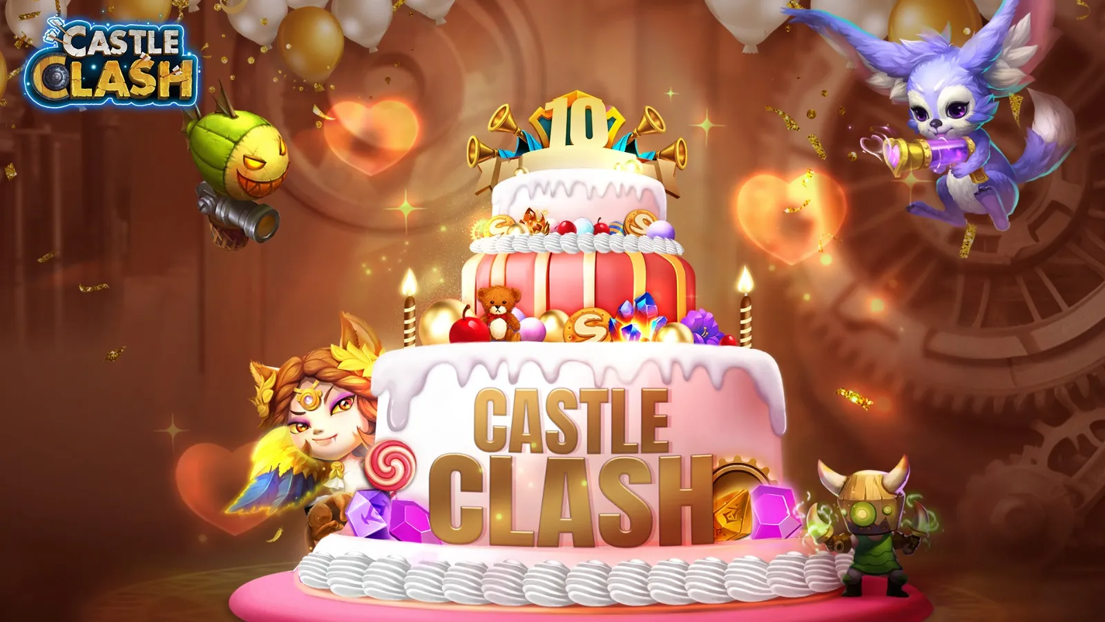 Castle Clash Rayakan Ultah ke-10 dengan Banjir Hadiah, Selamat Ulang Tahun