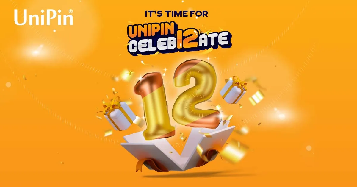 Time to Celeb12ate! Perayaan Meriah Ulang Tahun ke-12 UniPin Bertabur Kado dan Promo