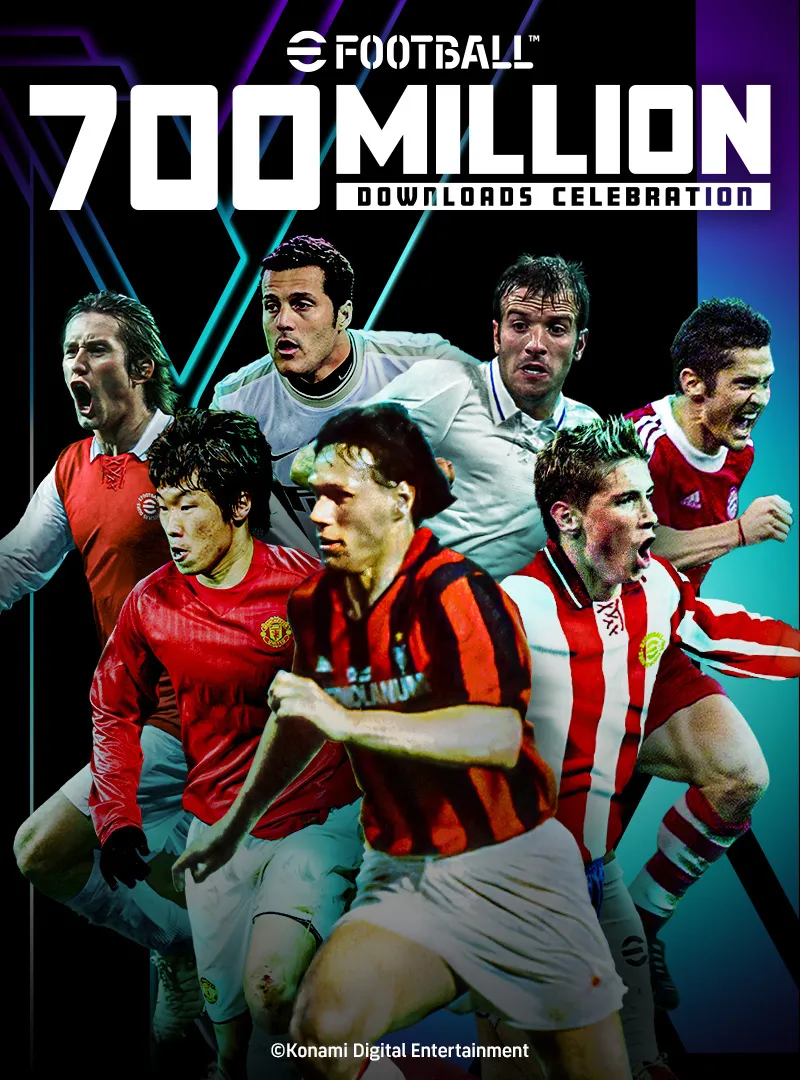eFootball™ Capai 700 Juta Download di Seluruh Dunia! KONAMI Adakan Event Perayaan Bagi-Bagi Hadiah
