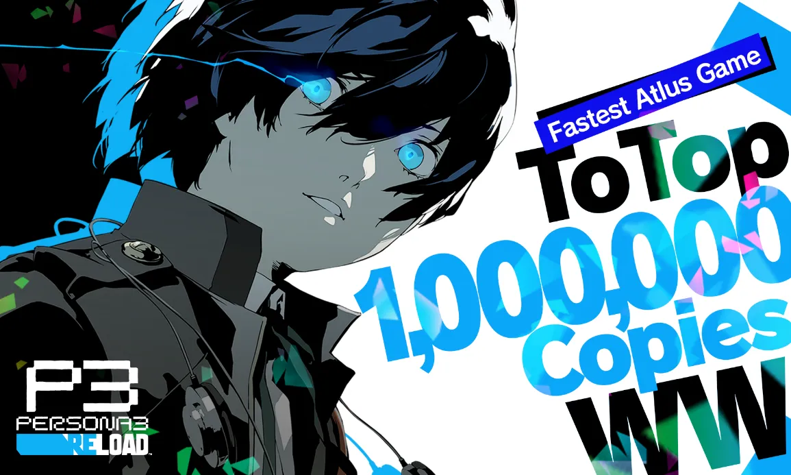 Persona 3 Reload Terjual 1 Juta Unit di Seluruh Dunia pada Pekan Pertama! Jadi Penjualan Game Tercepat dalam Sejarah ATLUS