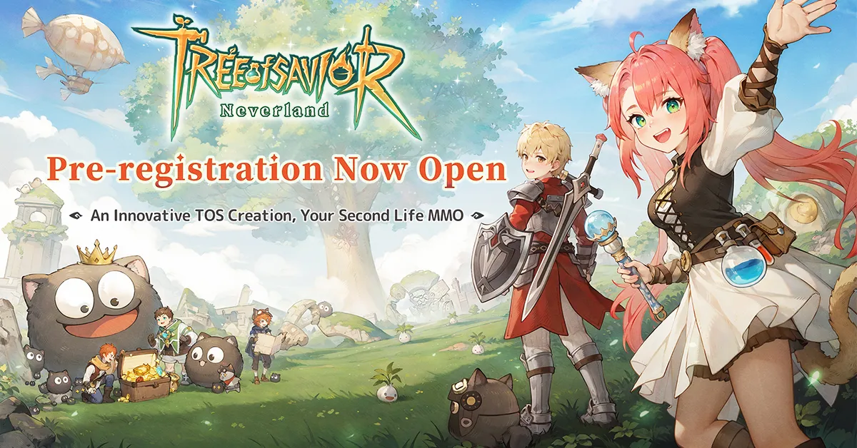 Pra-registrasi "Tree of Savior: Neverland" telah dibuka di 11 wilayah Asia! Unjuk PV yang menarik dan gameplay inovatif!