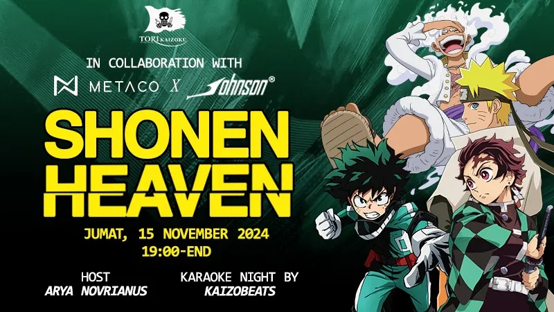 Shonen Heaven: Meet-up Eksklusif Komunitas Anime, Tawarkan Sneak Peek Kolaborasi Sepatu One Piece Gear 5 x Johnson Indonesia