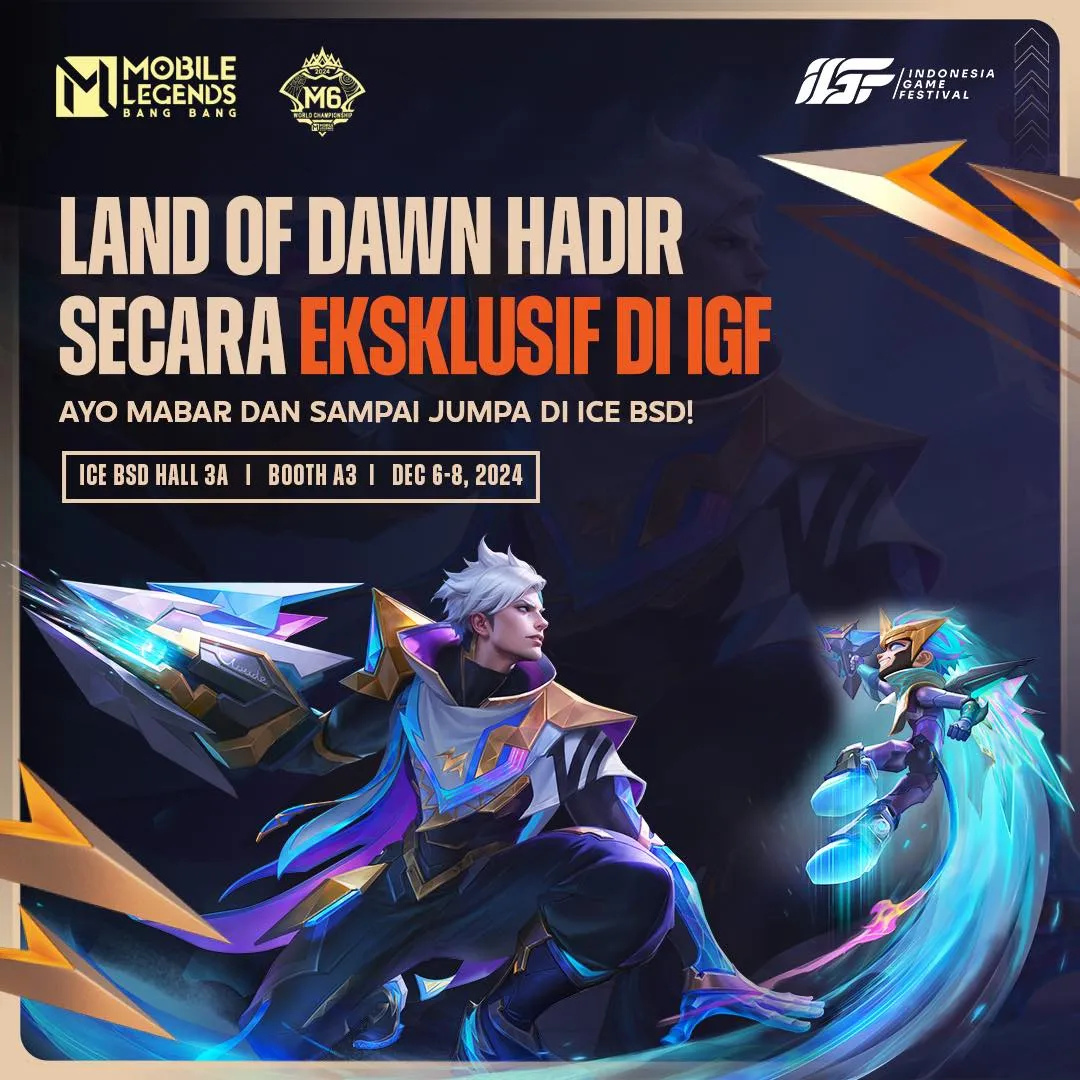 Mobile Legends: Bang Bang Hadirkan Nobar M6 di Indonesia Game Festival 2024!