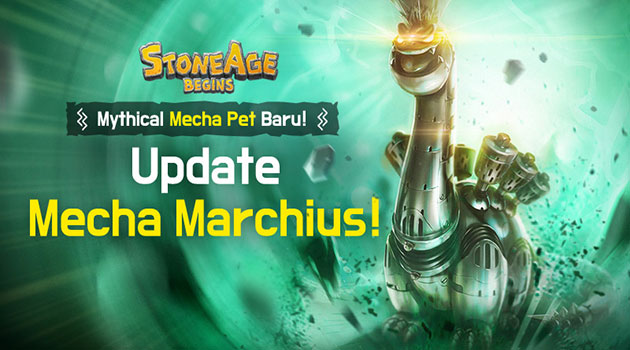 Stone Age Update: Sambut Mytical Pet Terbaru, Mecha Marchius!