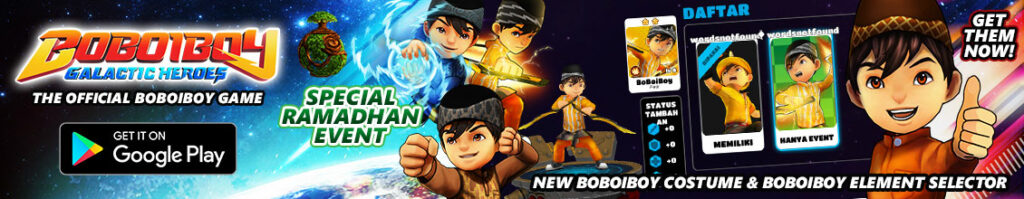 Casual RPG game BoBoiBoy: Galactic Heroes Mega Update Ramadhan