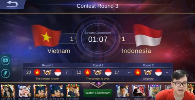 Benarkah Top Global Vietnam Cheat di Arena kontes Mobile Legends Melawan Indonesia
