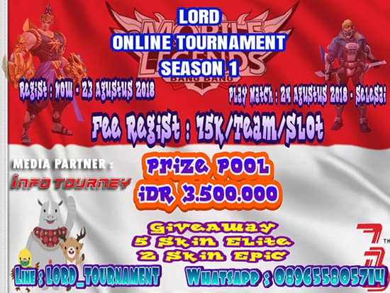 [Turnamen]Online Lord Turnamen Mobile Legends Segera Dimulai