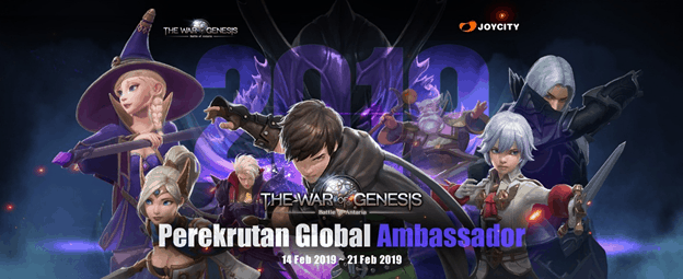 War Of Genesis Rekrut Global Ambassador