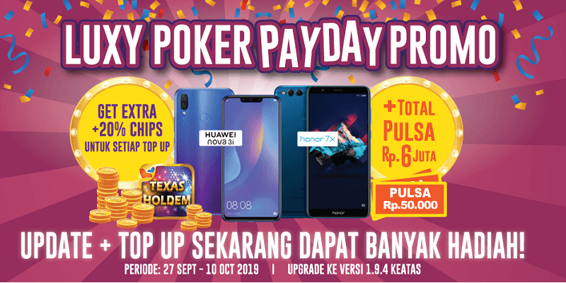 Luxy Poker PayDay Promo