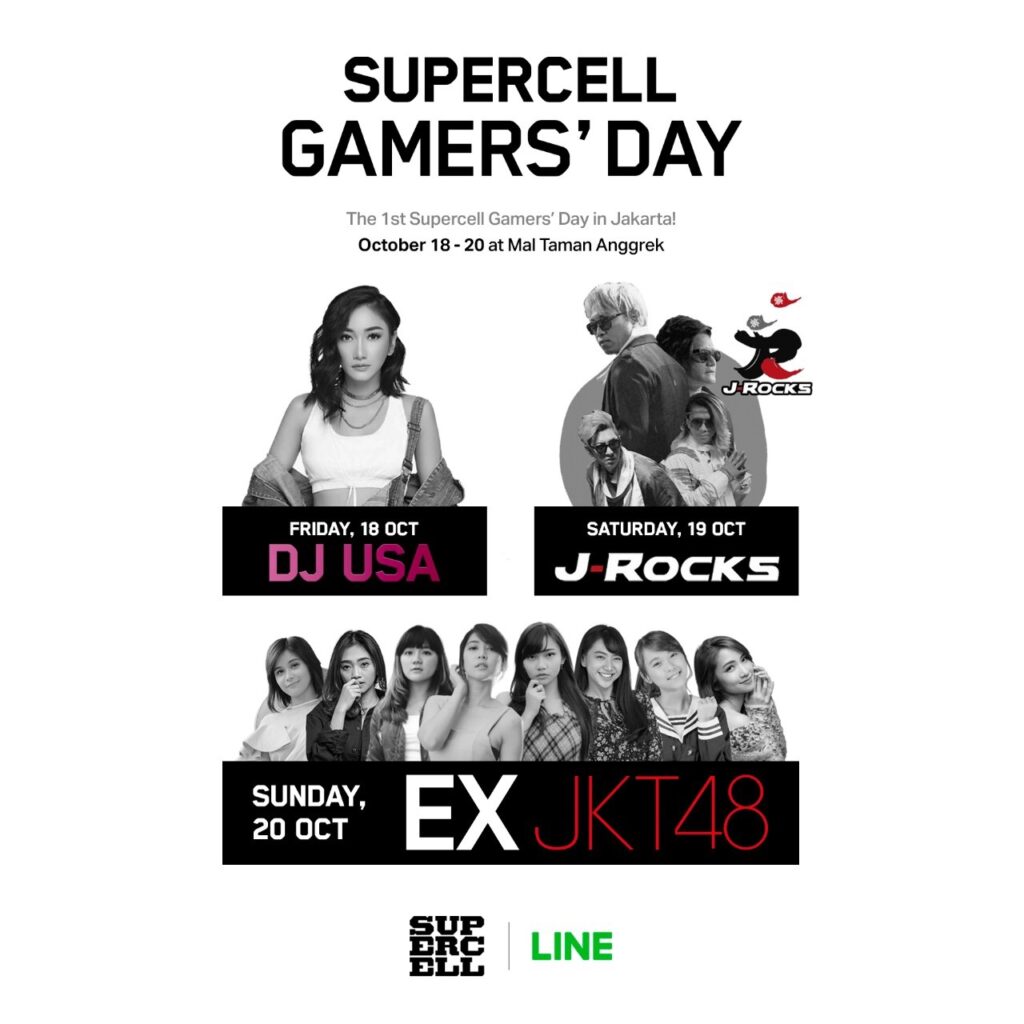 Bawa Pulang Ribuan Hadiah Menarik di Supercell Gamers Day Bersama LINE Indonesia