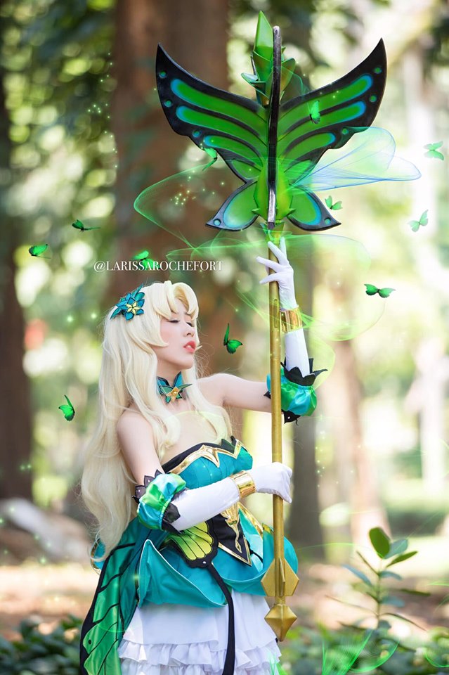 Cosplay Mobile Legends Odette Butterfly Queen 