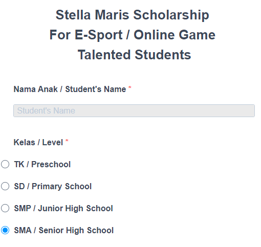 Sekarang Hobi Main Game, Bisa Dapat Beasiswa Esports Sekolah Stella Maris