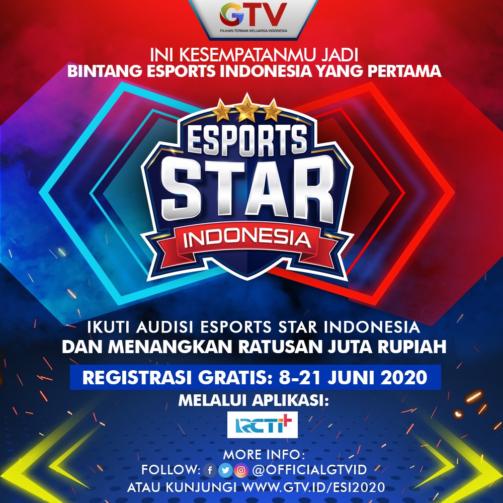 7000 Gamer Mobile Legends AUDISI ESPORTS STAR INDONESIA