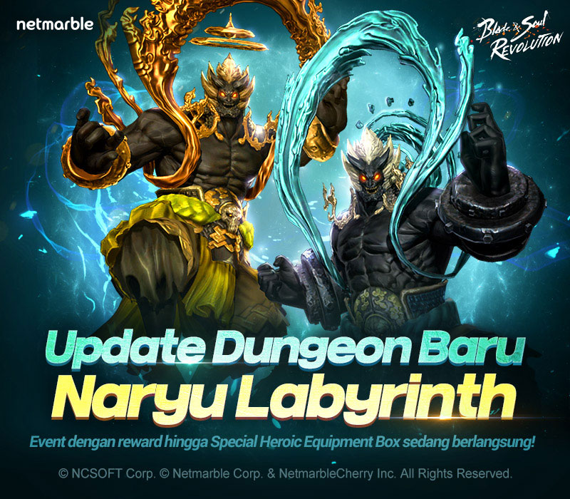 Dungeon Baru "Naryu Labyrinth" & Event Baru di Blade & Soul Revolution