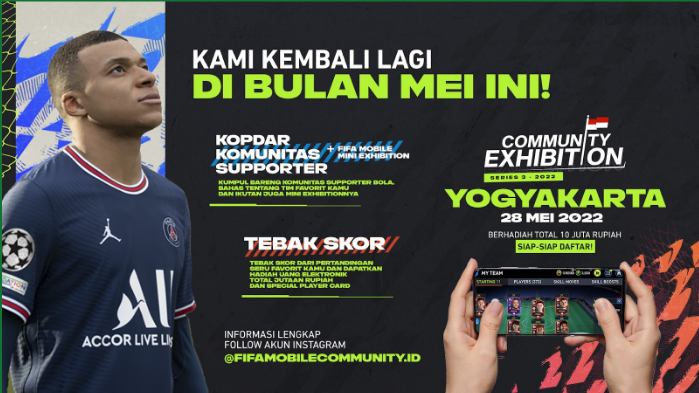 Siap berbagi keseruan bersama komunitas, FIFA Mobile Community Exhibition akan Hadir di Yogyakarta