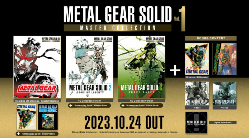 METAL GEAR SOLID: MASTER COLLECTION Vol. 1 Telah Tersedia untuk Nintendo Switch™, PlayStation®5, PlayStation®4, Xbox Series X|S, and Steam®