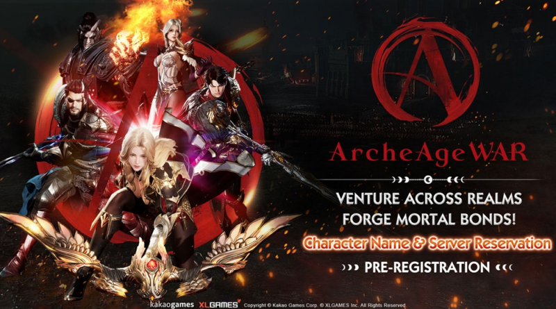 ArcheAge War Adakan Event Reservasi ID Karakter dan Guild Early Join