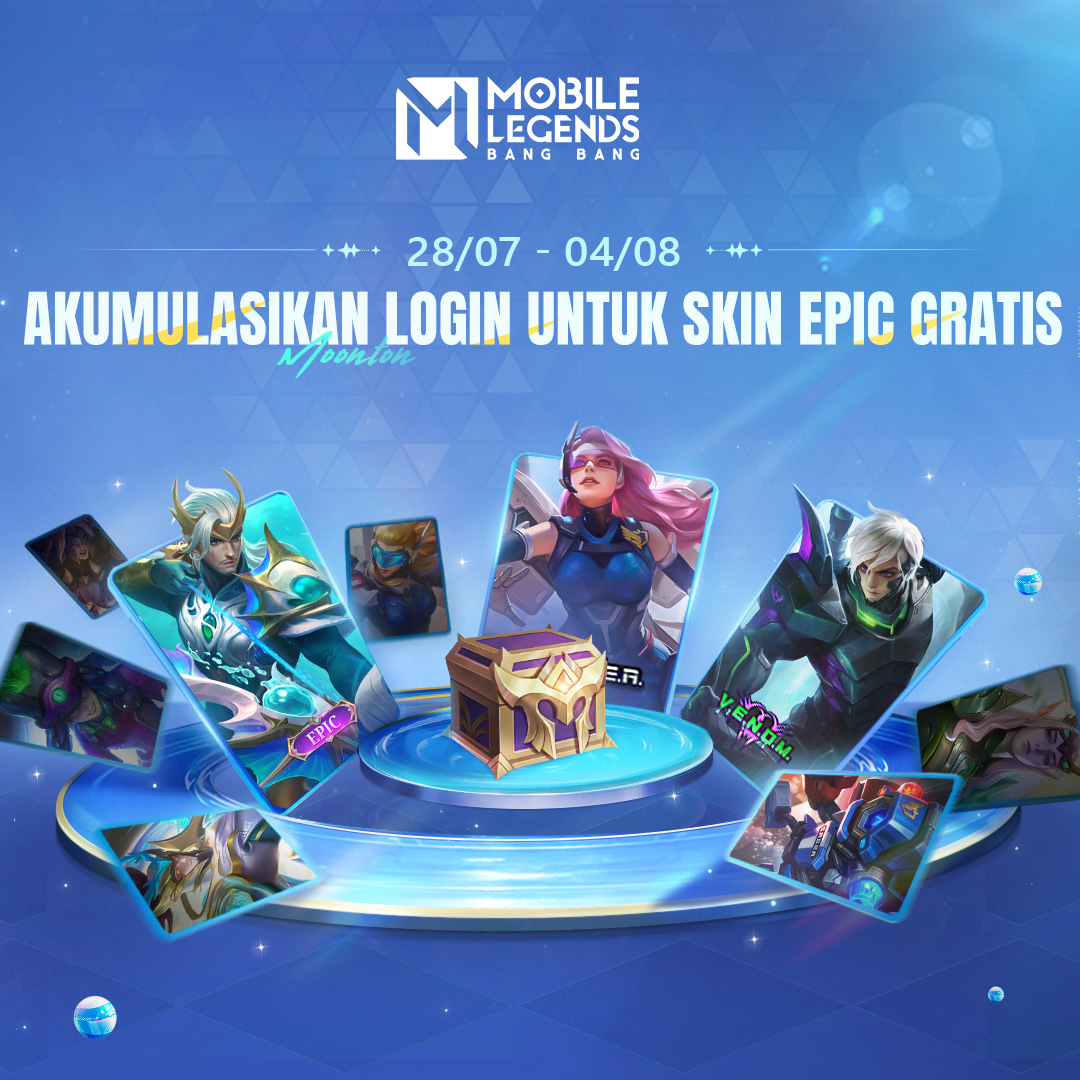 Sambut Ulang Tahun ke-10, Moonton Adakan Giveaway Terbesar Sepanjang Sejarah Mobile Legends: Bang Bang 2 Sambut Ulang Tahun ke-10, Moonton Adakan Giveaway Terbesar Sepanjang Sejarah Mobile Legends: Bang Bang