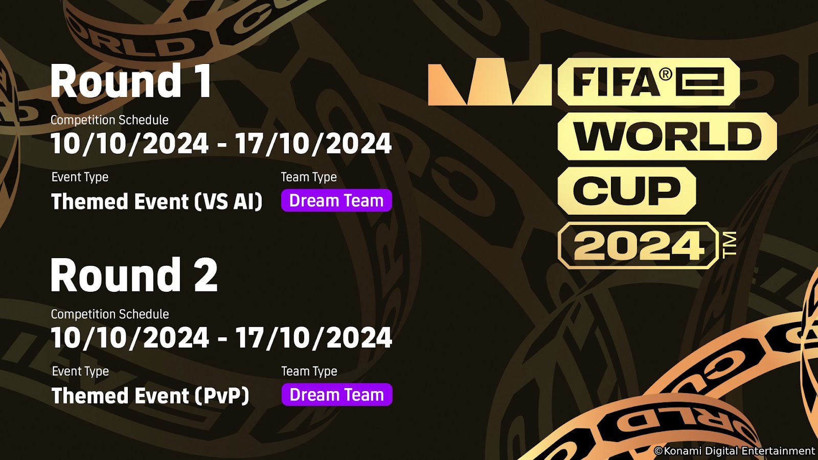 Babak Kualifikasi FIFAe World Cup 2024™ Telah Dimulai di eFootball™! 3 Babak Kualifikasi FIFAe World Cup 2024™ Telah Dimulai di eFootball™!
